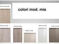 Cucina Mobilturi mod. Mia scontata del -47 %, dettaglio colori disponibili