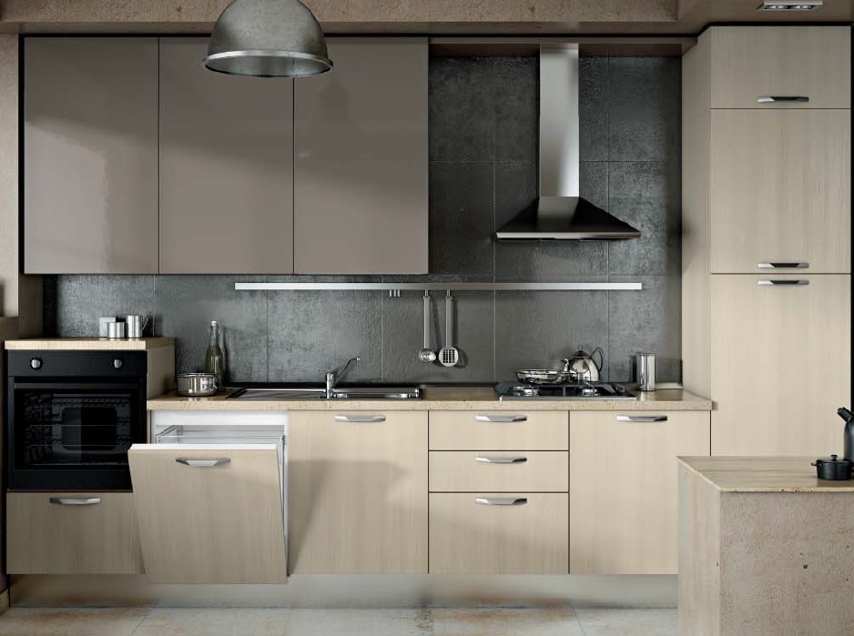 Outlet cucine: offerte cucine online a prezzi scontati pagina ... Top laminato postformato rovere grigio