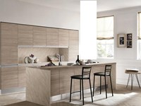 Cucina Nuovi Mondi Cucine Cucina moderna rovere terra essenza con isola attrezzata
