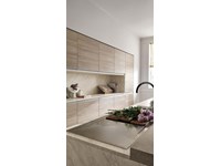 Cucina Nuovi Mondi Cucine Cucina moderna rovere terra essenza con isola attrezzata