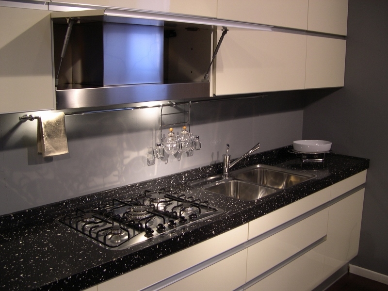 Cucina comprex cucina comprex osaka laminato lucido cucine a ... Top laminato postformato rovere grigio