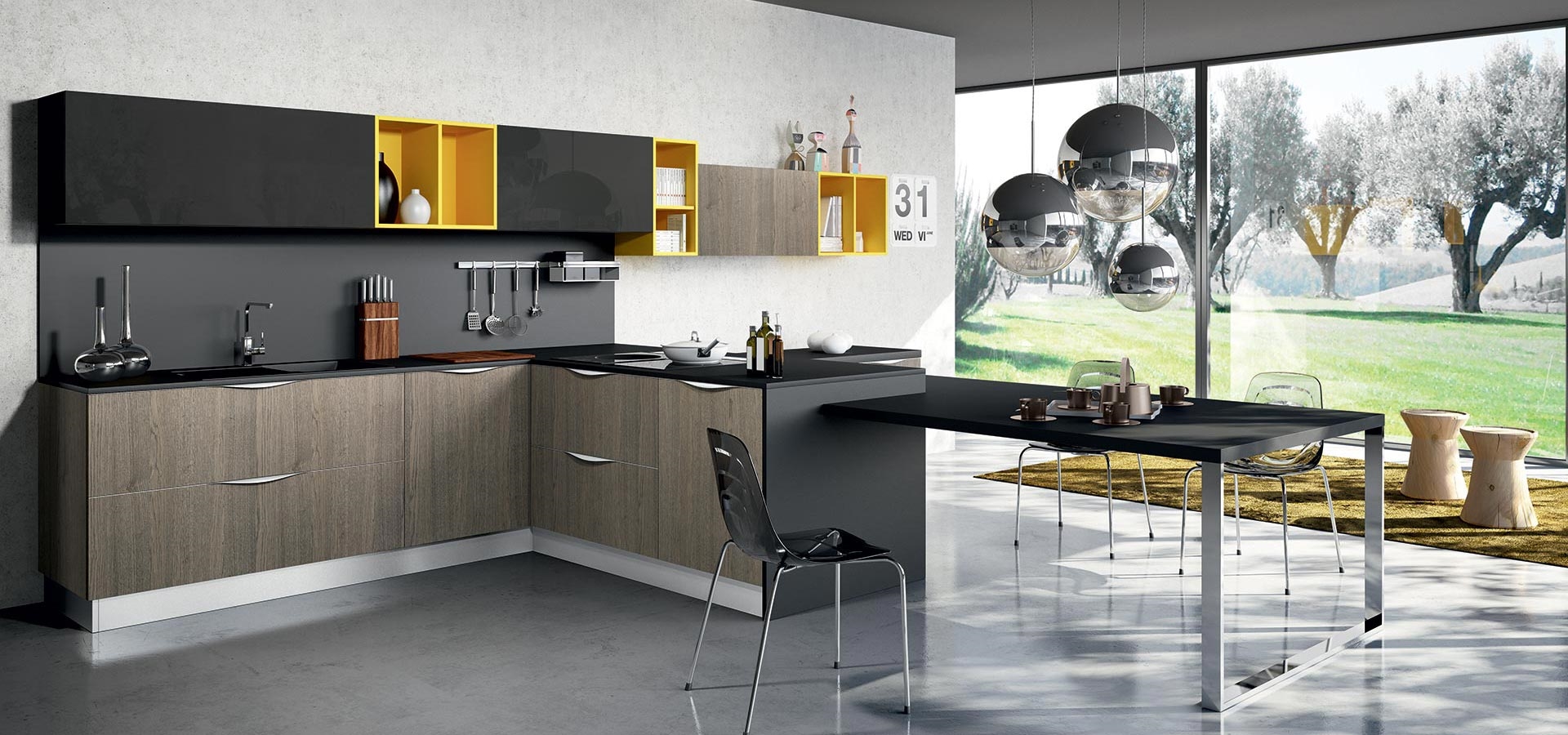 Cucina Moderna Con Isola E Tavolo WX48 ~ Pineglen Cucina Moderna Con Isola E Tavolo WX48 ~ Pineglen