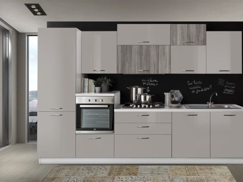 Delizioso Veneta Cucine Modello Carrera Rovere Grigio ...