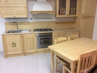 cucina rustica vista frontale