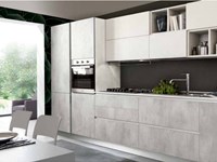 Cucina mod.City versione Calce e Cemento