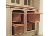 Cucina Scavolini Baltimora cesti in vimini