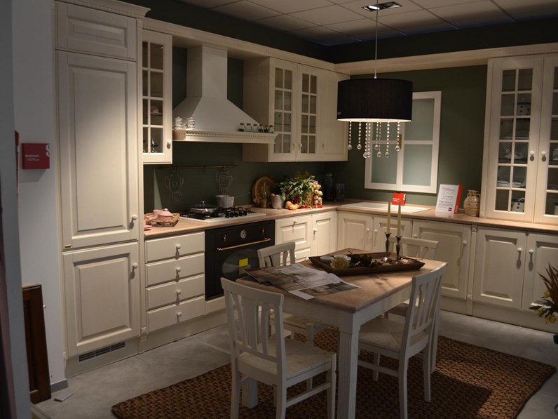 Scavolini Baltimora frassino bianco scontato del -64 % Scavolini Baltimora frassino bianco scontato del -64 %