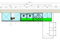 PLANIMETRIA CUCINA MODELLO LIBERAMENTE SCAVOLINI