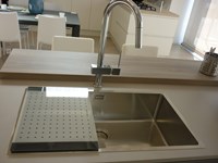 Lavello Barazza e miscelatore Gessi cucina Liberamente Scavolini Ferrara
