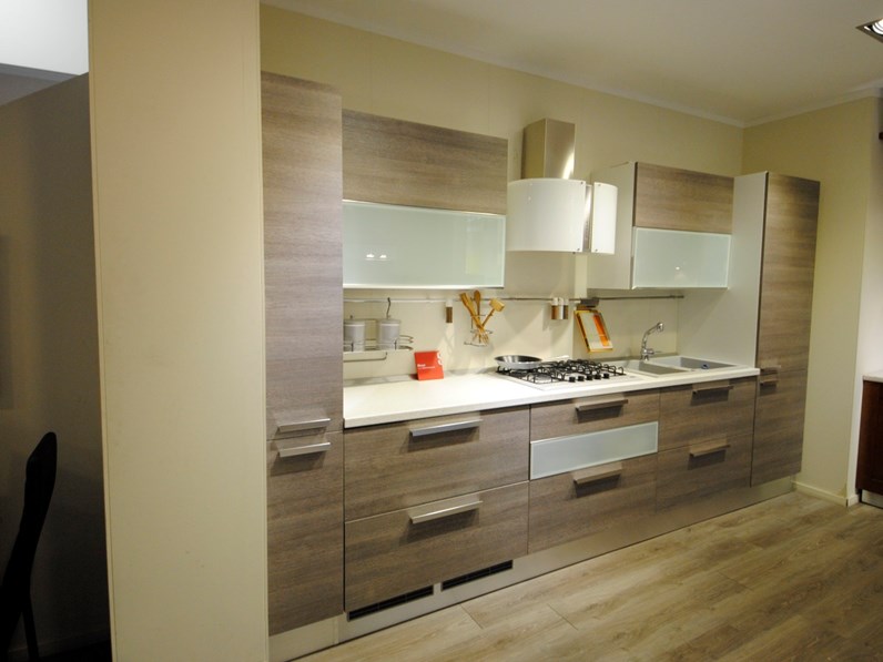Cucina Scavolini Mood laminato legno grigio Cucina Scavolini Mood laminato legno grigio