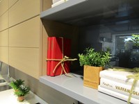 mensole laccate lucide, cucina modello open scavolini