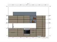 prospetto cucina scavolini modello open in esposizione