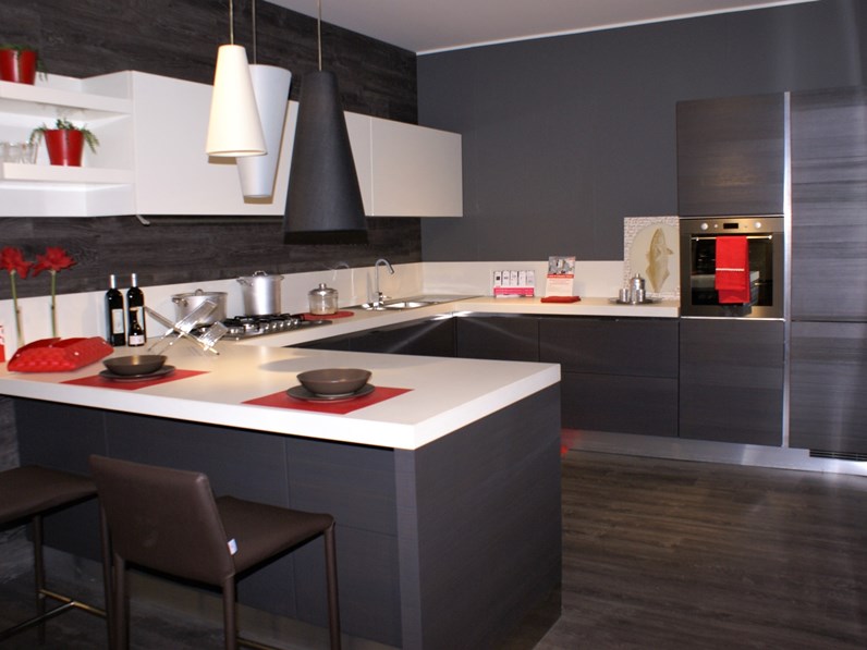 Cucina Scenery Scavolini scontata del 54% Cucina Scenery Scavolini scontata del 54%