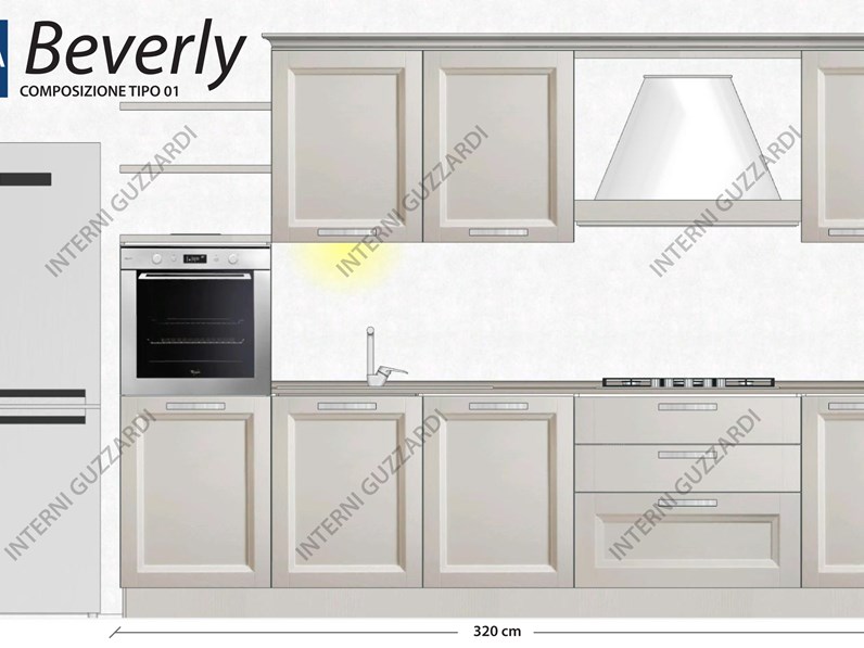 cucina Stosa Cucine Beverly composizione tipo 01 cucina Stosa Cucine Beverly composizione tipo 01