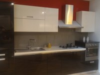 CUCINA STOSA GLORIA POLIMERICO LUCIDO EBANO/CREMA PREZZO REALIZZO