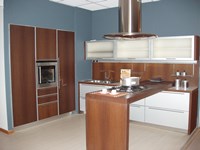Cucina wengè e alluminio TM