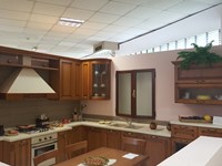 cucina angolare Delce vita castagno