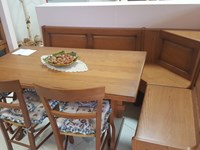cucina angolare con giropanca