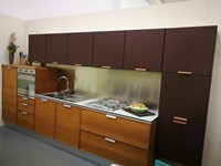 Cucina Zoe ciliegio con telaio