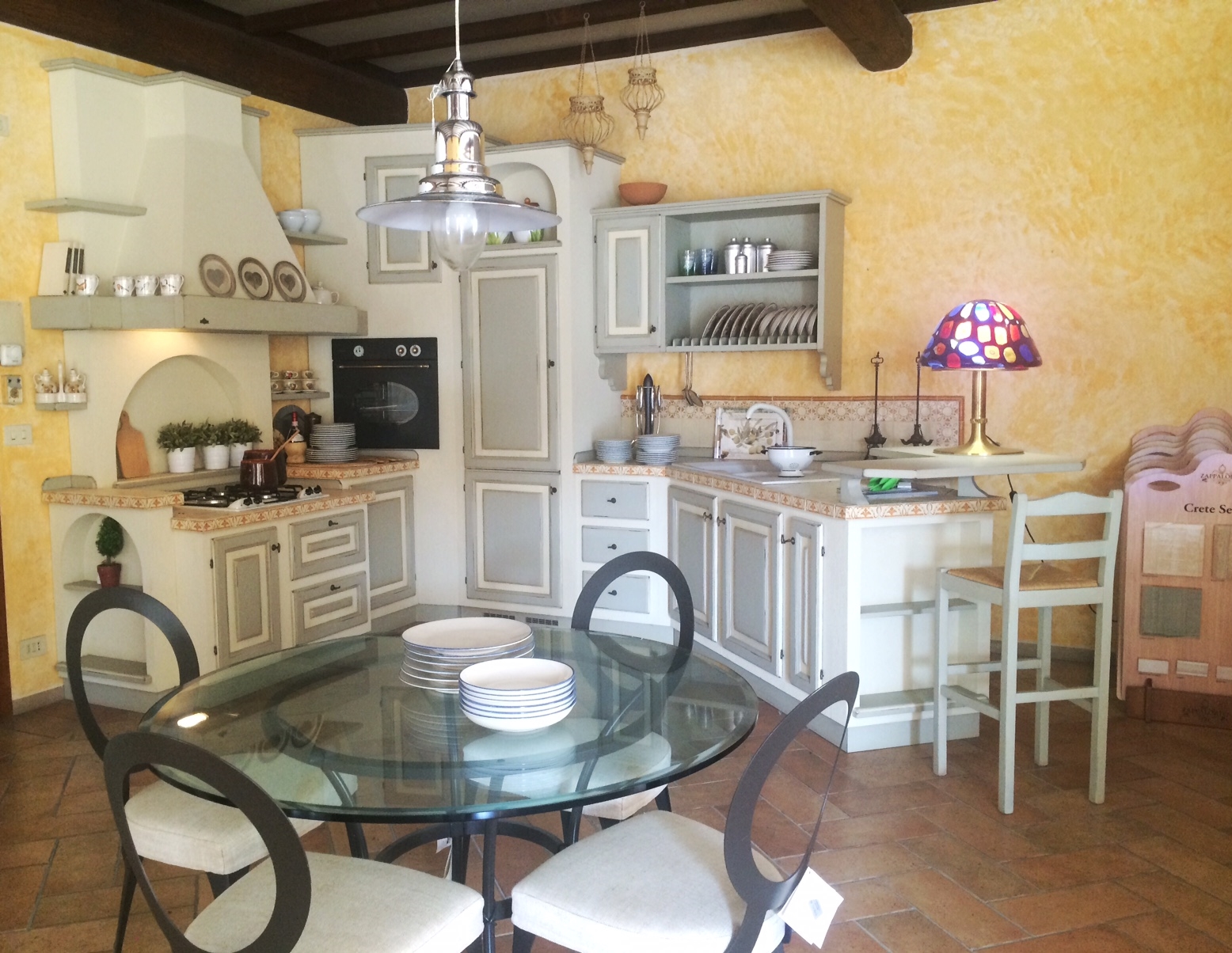 Cucine ad angolo Zappalorto con penisola a prezzi scontati ...
