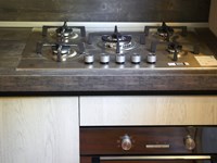 cucina moderna shabby chic vintage con penisola essenza