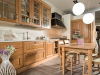 disposizione cucina baltimora con colonne a destra