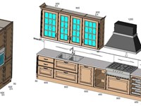 Cucina Scavolini modello Baltimora scontata del 50%