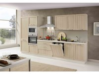 NetCucine - Cucina lineare in stile contemporaneo con elettrodomestici inclusi cod. 08