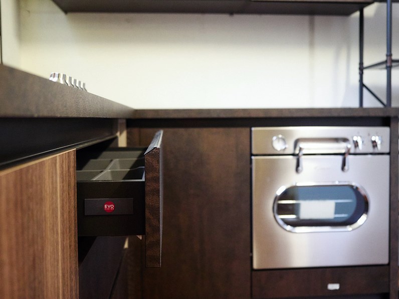 Nuovi Mondi Cucine Cucina Cucina angolare industriale bronzo e ... Nuovi Mondi Cucine Cucina Cucina angolare industriale bronzo e ...
