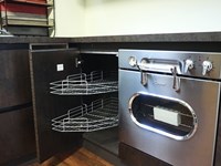 cucina angolare industriale bronzo e ferro in offerta outlet nuovimondi