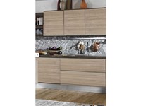 cucina tipo stosa con penisola