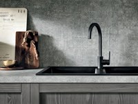 cucina legno grigia modello industrial offerta pezzo Moderne Legno Grigio completa del set eldom hotpoint a+