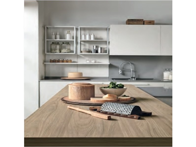 Nuovi Mondi Cucine Cucina Cucina shabby vintage chic con isola e ... Nuovi Mondi Cucine Cucina Cucina shabby vintage chic con isola e ...