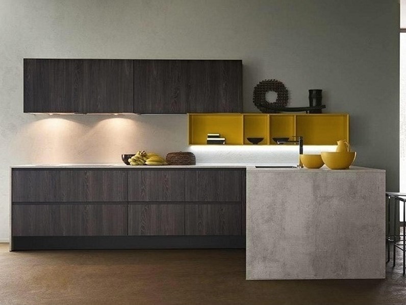 OFFERTA Cucina ad angolo con bancone LINEA di CUCINE STORE (340X215cm) OFFERTA Cucina ad angolo con bancone LINEA di CUCINE STORE (340X215cm)