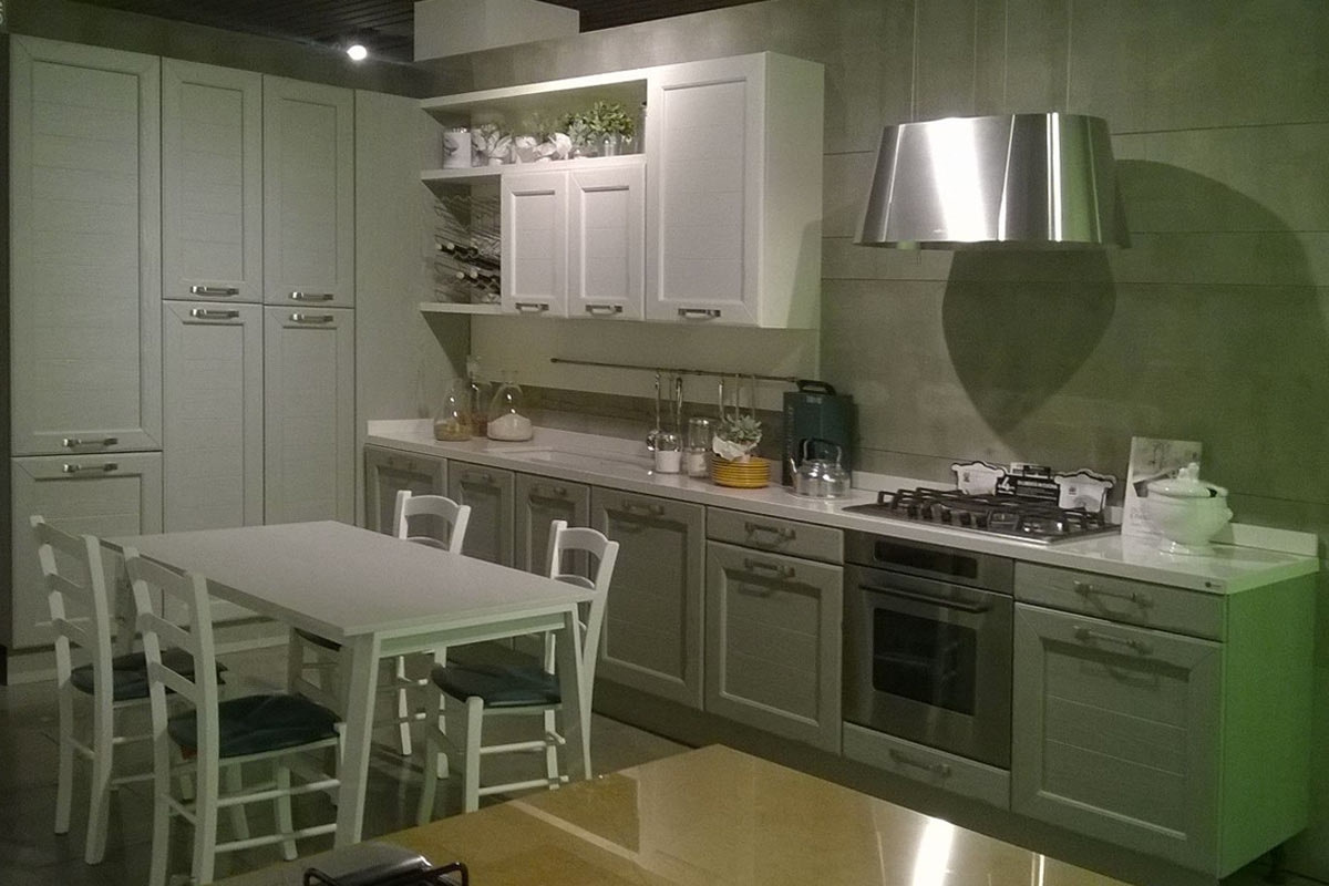 Offerta Cucina Lube Claudia impiallacciato argilla decapè - Cucine ... Offerta Cucina Lube Claudia impiallacciato argilla decapè - Cucine ...