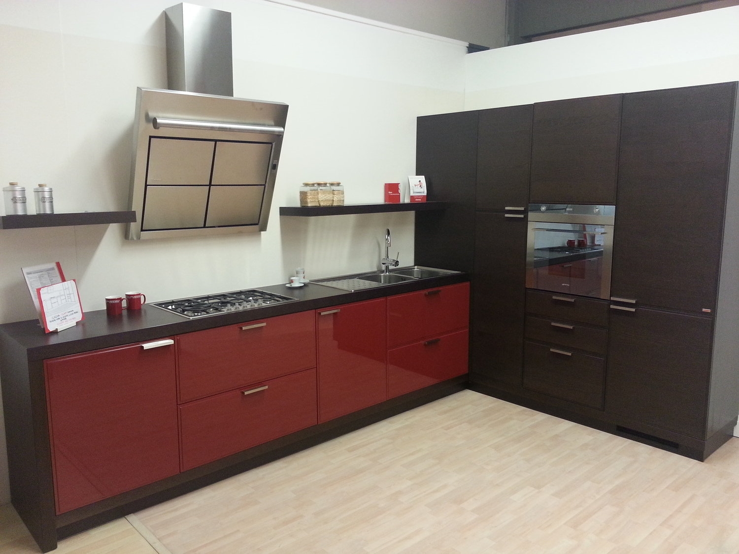 Offerta scavolini glam rossa 4717 cucine a prezzi scontati