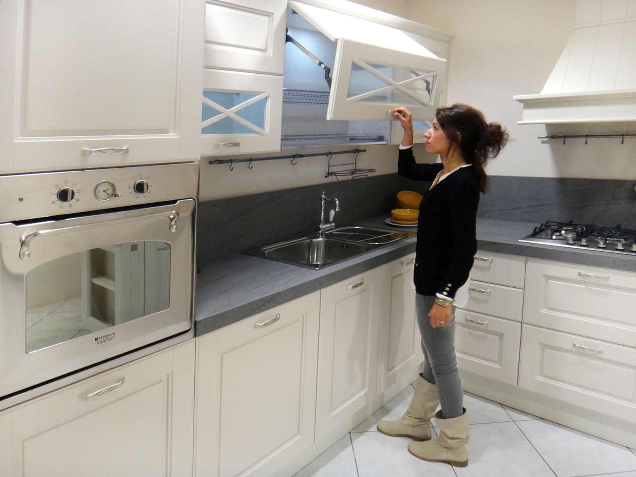 Piano di lavoro cucina rovere : piano cottura 2 fuochi a gas ...