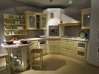 CUCINA MODELLO BELVEDERE SCAVOLINI, LAGNO MASSELLO LACCATO