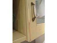 MANIGLIA CUCINA BERVEDERE. FINITURA IN BRONZO CON INSERTO PANNA