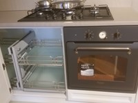 Base ad angolo con cestelli estraibili