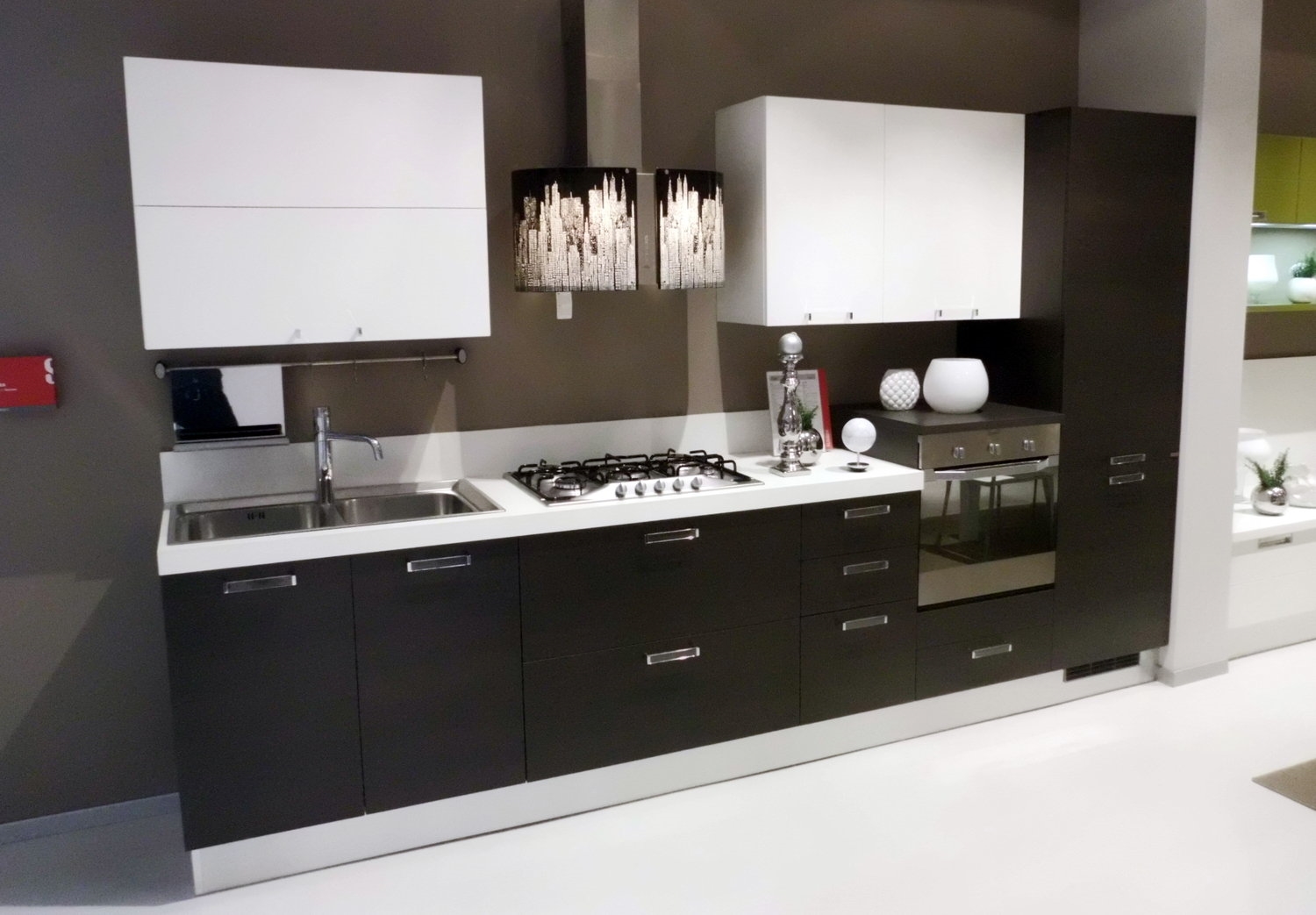 Cucina in grigio : cucina in rovere grigio. cucina grigio bianco ...