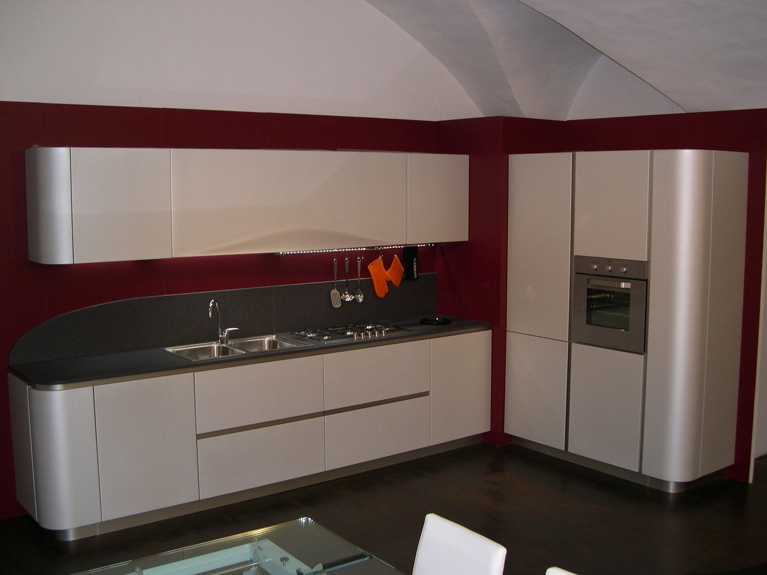 Cucina snaidero ola 20 moderna laccato opaco bianca cucine a ...