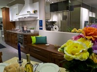 Aida stosa cucine noce e bianco perlato