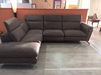 Delta Salotti Divano Lumiere Divani con chaise longue Pelle