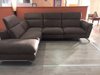 Delta Salotti Divano Lumiere Divani con chaise longue Pelle