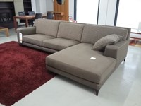 Ditre Italia Divano Morrison Divani con chaise longue Tessuto Divano 3 posti