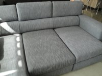 offerta divano con chaise longue in tessuto