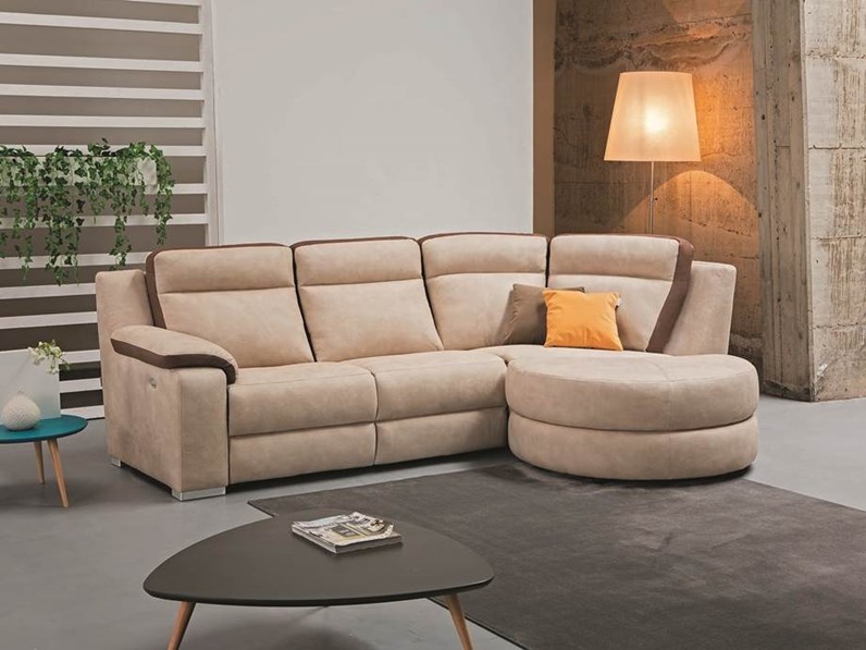 DIVANO DIVANOLETTO PRONTOLETTO COSY COLORE BEIGE O GRIGIO CM. 190X64X90