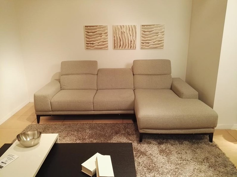 Divano con chaise longue Modello Borghese Divani & Divani by Natuzzi ... Divano con chaise longue Modello Borghese Divani & Divani by Natuzzi ...