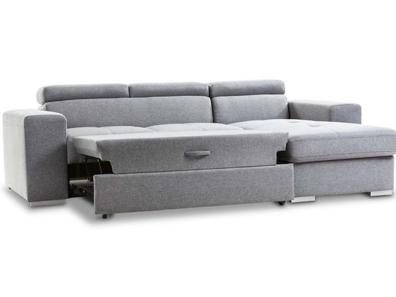 Bonlife Pouf Pieghevole Con Contenitore - Sgabello, Baule E Tavolino - Ecopelle - Foto 8